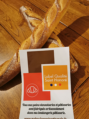 Boulangerie O'Quatre Trésors à Solliès-Ville label qualité St-Honoré - Limpact