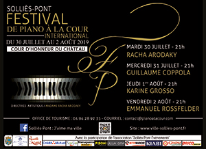 Festival de piano à la cour du 30 juillet au 2 août 2019 à Solliès-Pont - Limpact