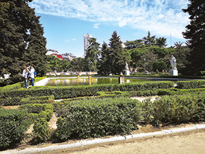 Jardins de Sabatini à Madrid - Limpact