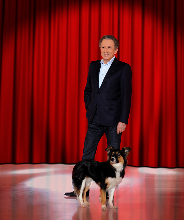Michel Drucker et sa chienne Isia - Limpact