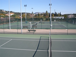 Court de tennis du Tennis Club Ollioulais - Limpact